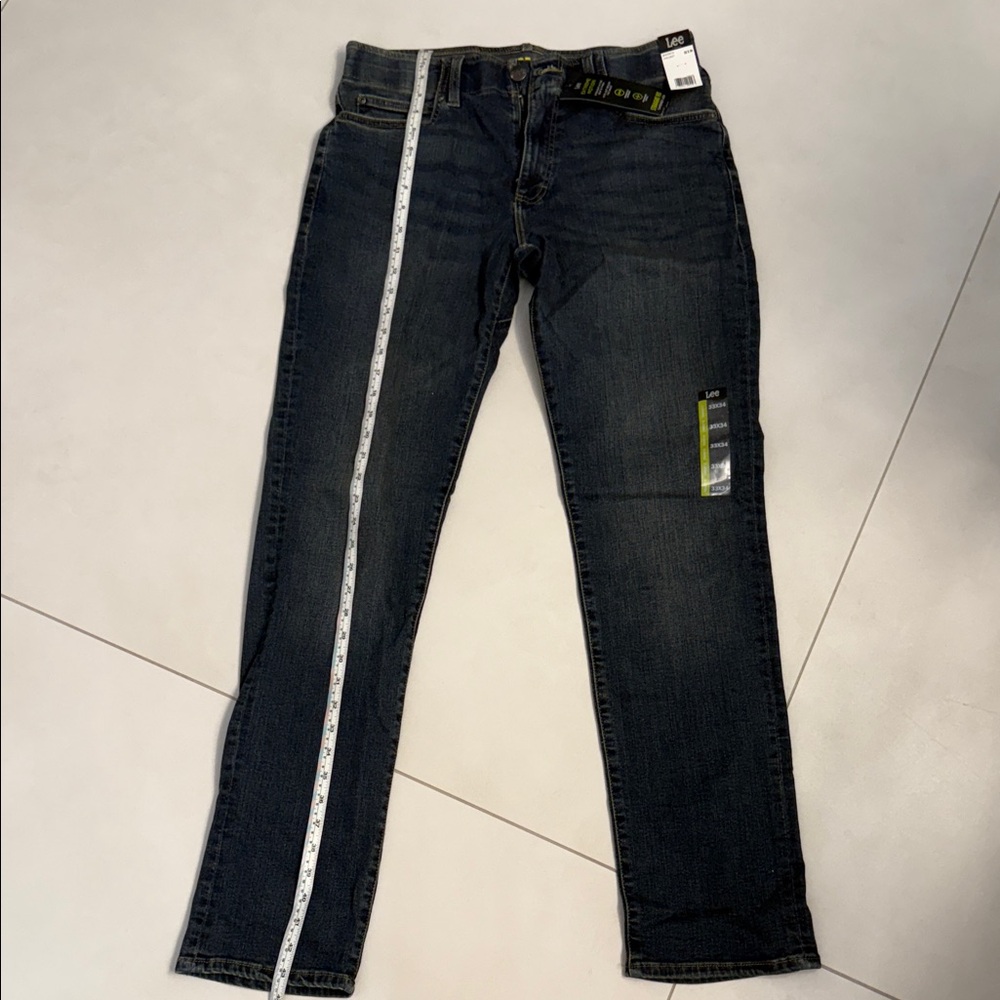 Lee Men's Deep Indigo Slim Jeans